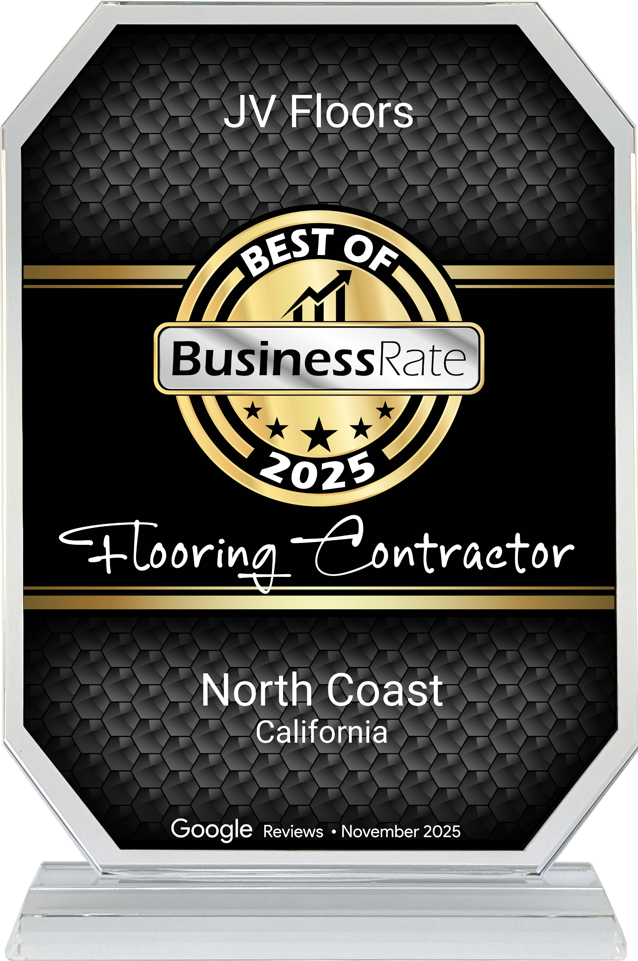 Best of BusinessRate 2025 award, Flooring Contractor, North Coast California